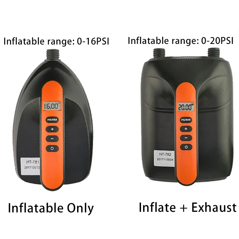 Awesafe Pompe à Air électrique SUP 20PSI Avec Batterie Rechargeable De 7800 Mah Pour Planches A Pagaie Gonflables Haute Pression Gonflage A Deux Etapes Arret Automatique Fonction De Degonflage