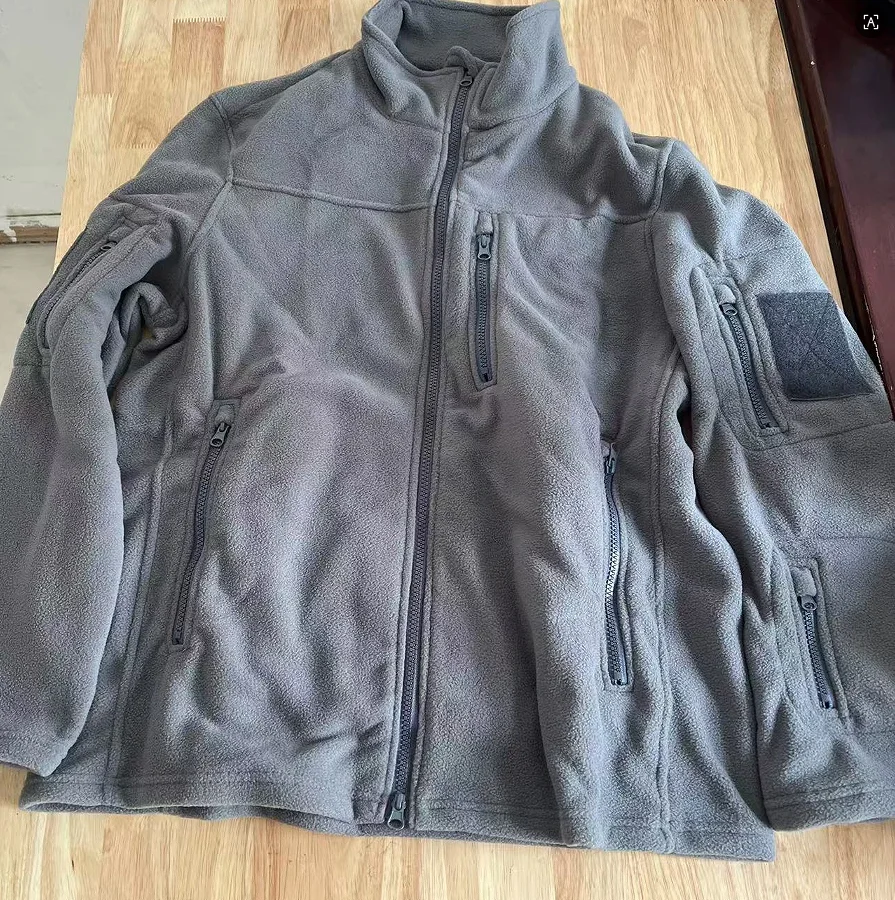 الرجال الشتاء الخريف القطبية الصوف الوقوف طوق التك...