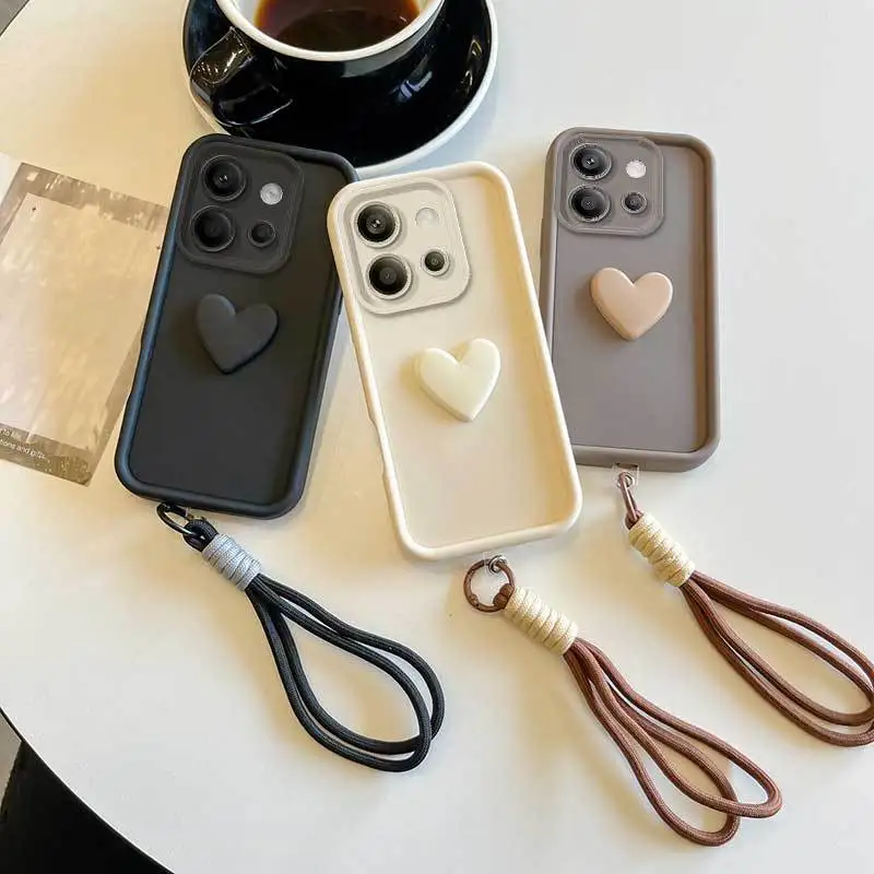 3-Piece Set: Phone Case, Elegant Lanyard, and Adjustable Stand