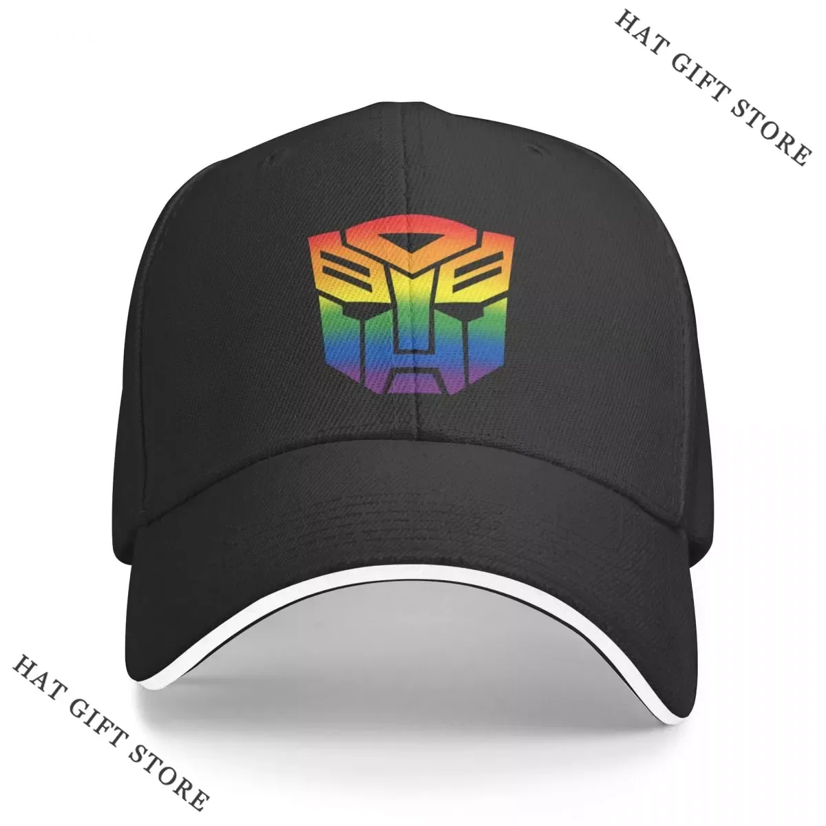 

Best Autobots Trans-Former Pride Cap Baseball Cap golf hat man for the sun Cap female Men's