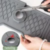 1pc Silicone Sink Faucet Mat Splash Guard Soap Sponge Holder Drip Water Catcher Draining Pad - Bathroom and Kitchen Accessories 6