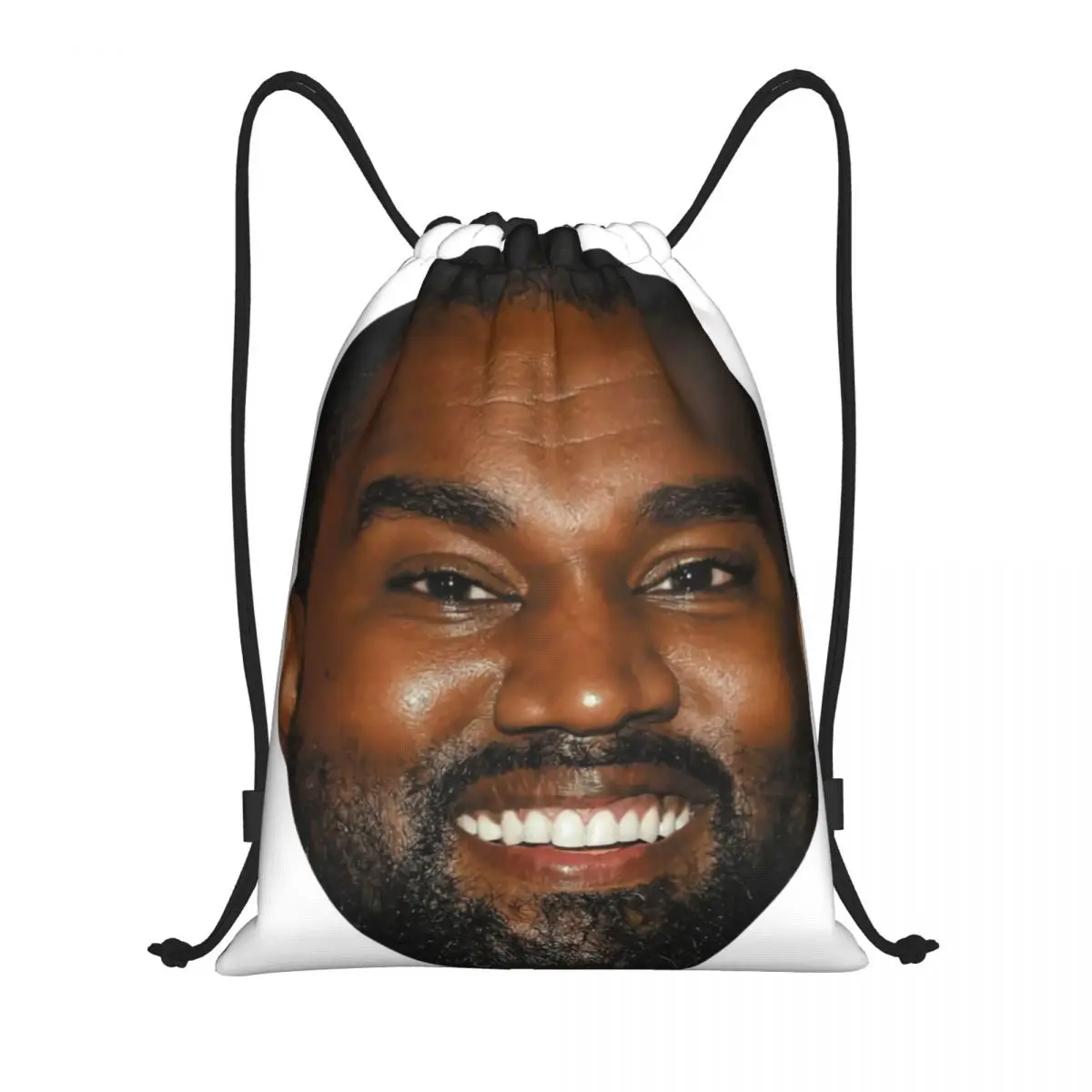 CustomFunnyKanyeWestMemeDrawstringBackpackBagsLightweight
