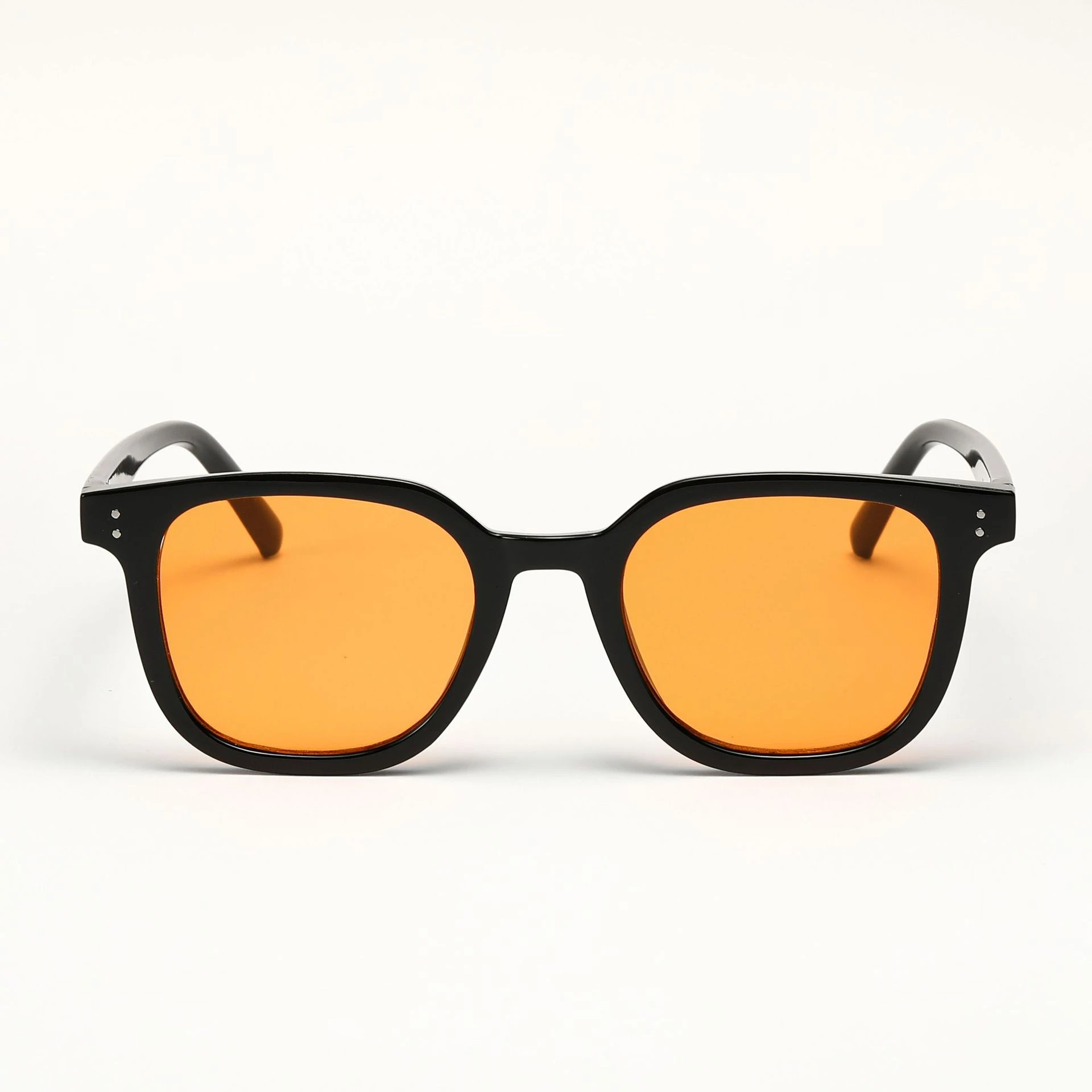 Square Glasses Frame Black Male Korean Retro Blush Sunglasses Female