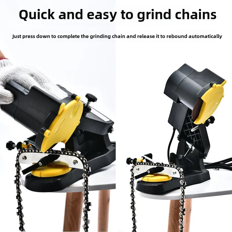 Rechargeable Automatic Chain Saw Sharpener, 12V Mini Knife Sharpener, Chain Saw Sharpener for