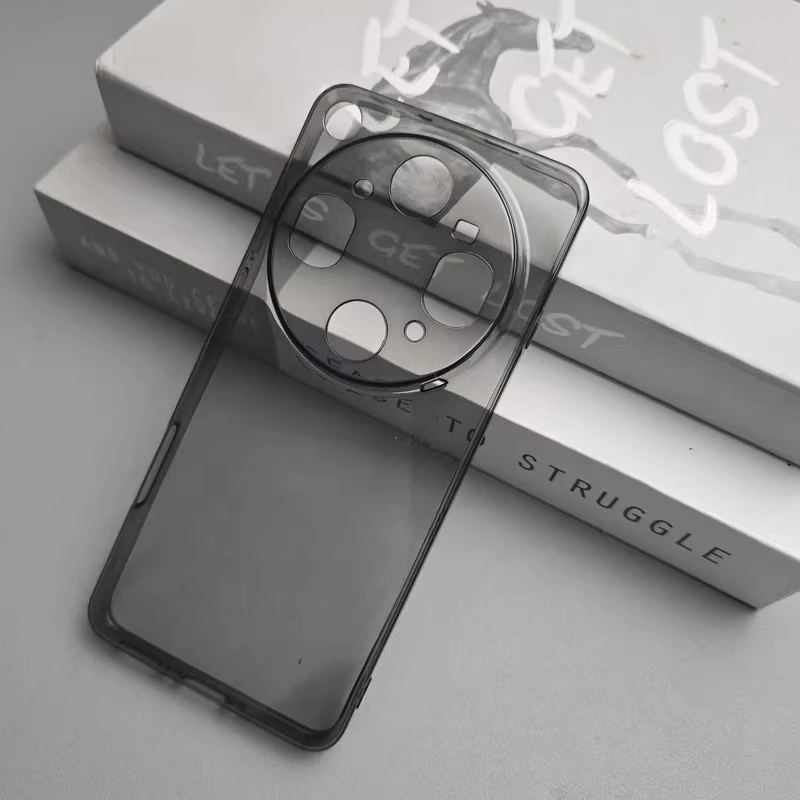 Clear TPU Soft Minimalist Dustproof Protective Phone Back Cover - Simple Shell