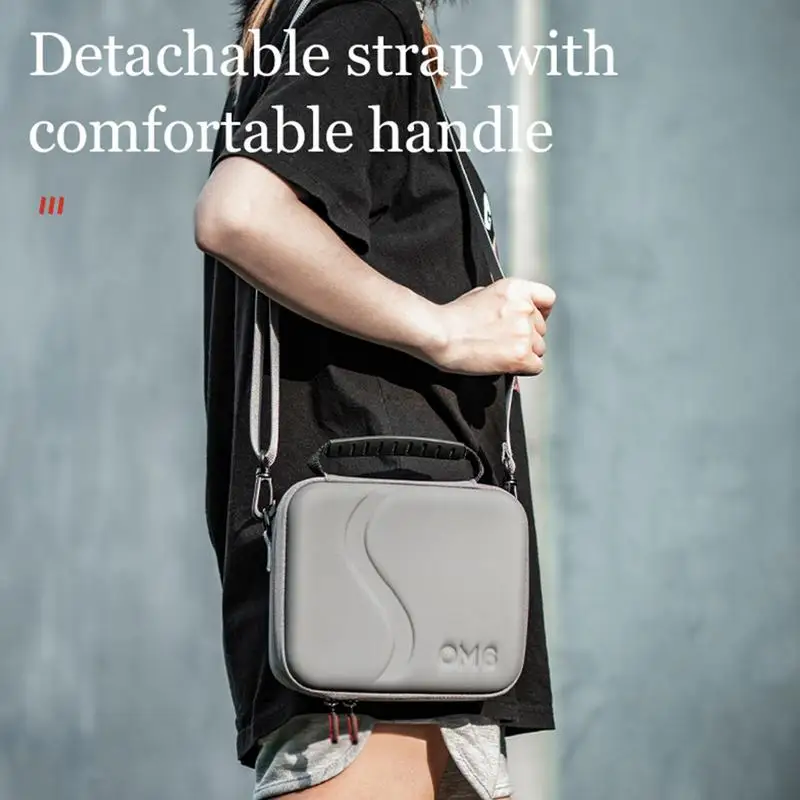 Portable Case Handbag For OM6 Handheld Gimbal Tripod Magnetic Clip Fill Light Clip Storage Bag For DJI Osmo Mobile 6 Access X1I1