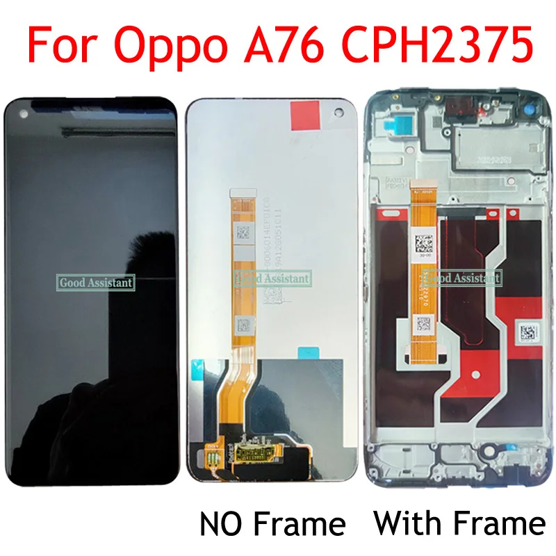 Original Black 6.56 Inch New For Oppo A76 Cph2375 Touch Screen