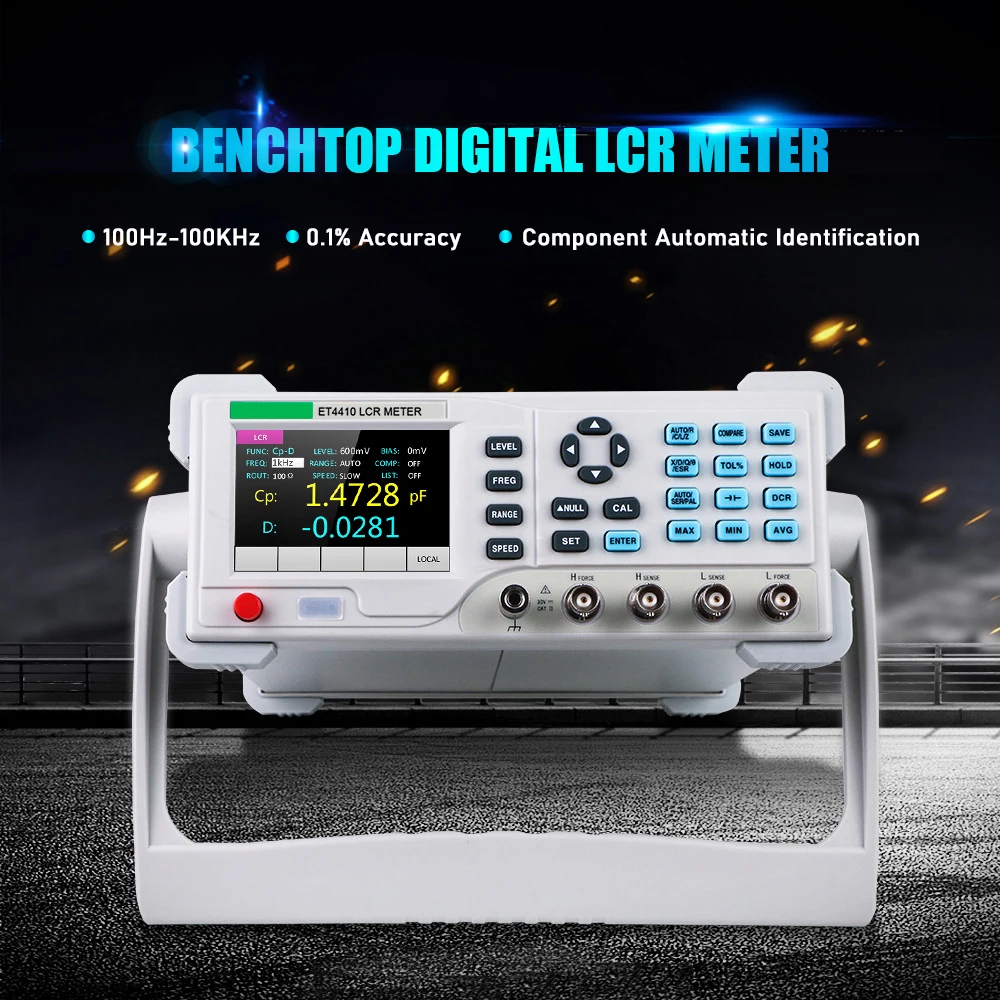 PEAK ELECTRONIC DESIGN LCR45 LCR Meter, Hand Held, 200 kHz, 10 H, 10000 µF,  2 Mohm - AliExpress