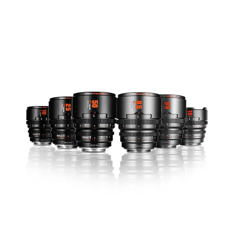 7artisans Hope Prime Super 35 10mm/16mm/25mm/35mm/50mm/85mm T2.1 시네 렌즈 (캐논 RF, 후지필름 XF, E, M4/3 마운트 시네마용)