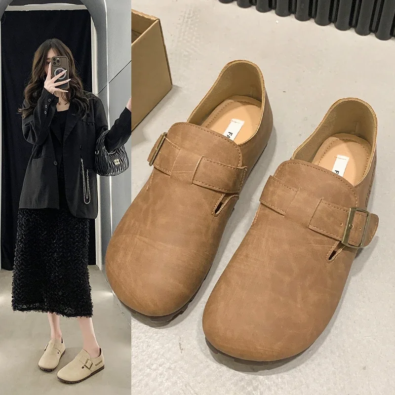 Shoes for Women Summer Platform Flats Boston Clogs Boots Women Fashion Outdoor Slip on Beach Shoes Woman Luxury Designer Shoes