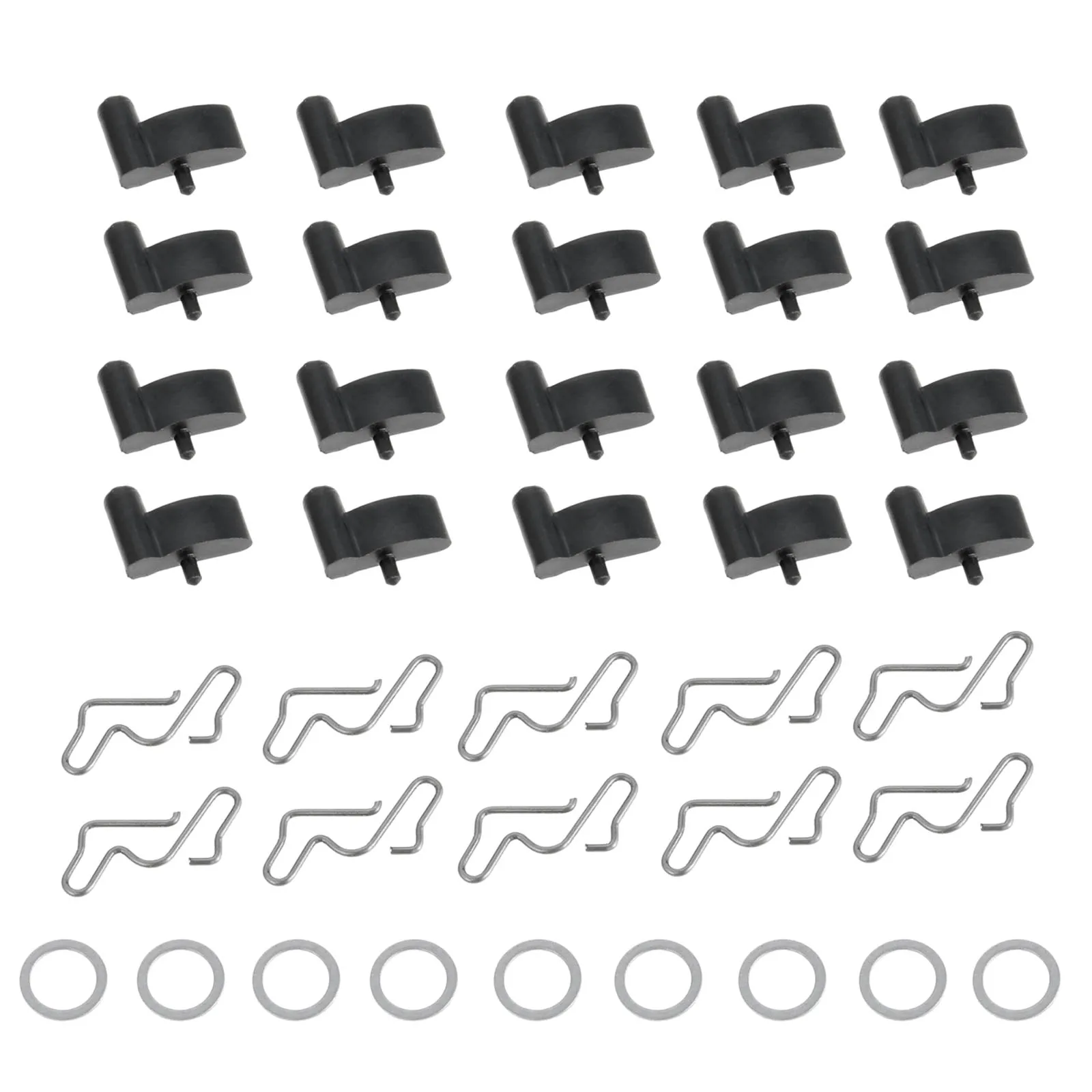 Chainsaw Recoil Starter Pawl Spring Washer Repair Kit 10 Set Fit for  017 018 021 023 025 MS170 MS180 MS230 MS210 MS250