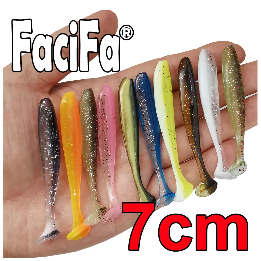 200 pcs double color Soft Lure Silicone Bait Shad Wobbler Fishing lures Sea  Worm Swimbait Streamer Lure Fishing accessories