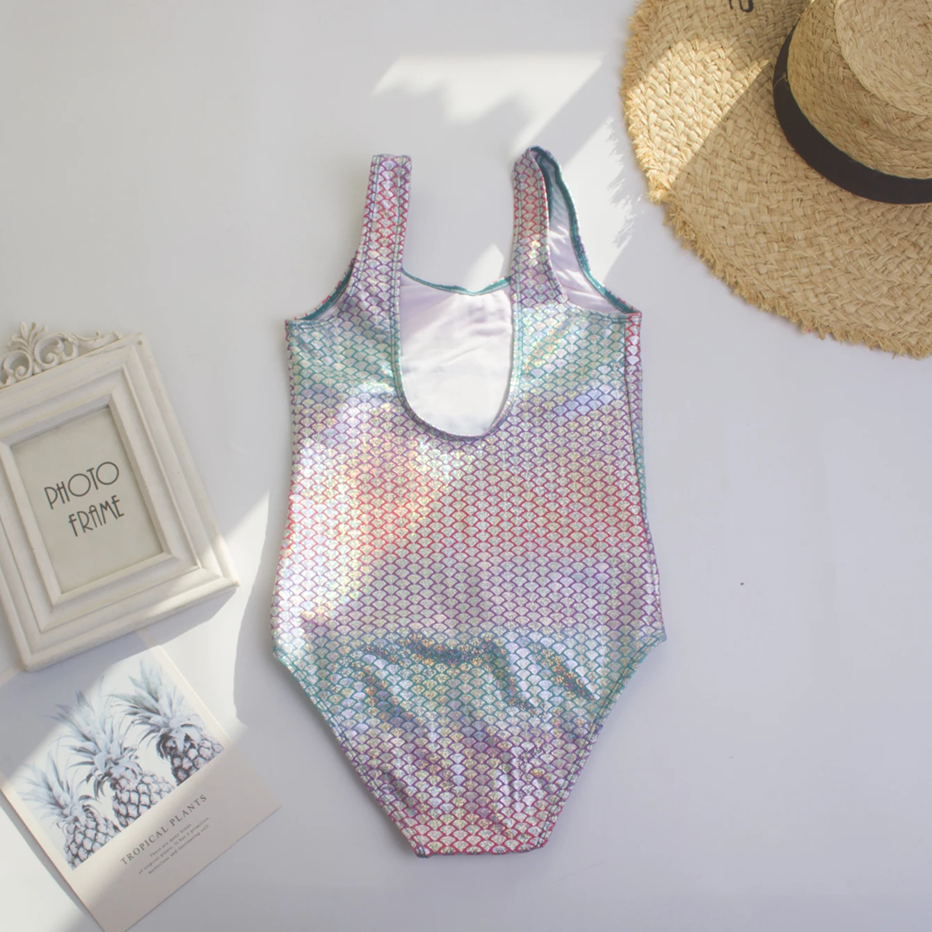 Leaf Print Girls Kids One Piece Swimsuit Swimwear Falbala Bandage Children Bather Summer Kid Swimming Suit Monokini A256 One Piece Swimsuit Children Swimsuit Children Swimsuits
