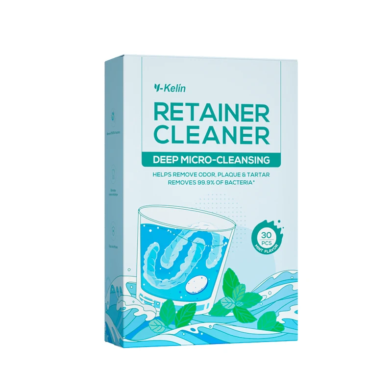 Dr.Yadent Retainer Invisalign Таблетки для чищення капи Видаляє плями Наліт від запаху Ефективне дезінфікуюче Зручне для подорожей
