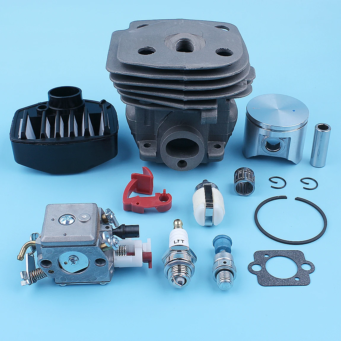 47mm Cylinder Piston Carburetor Kit For Husqvarna 359 357 357XP Air