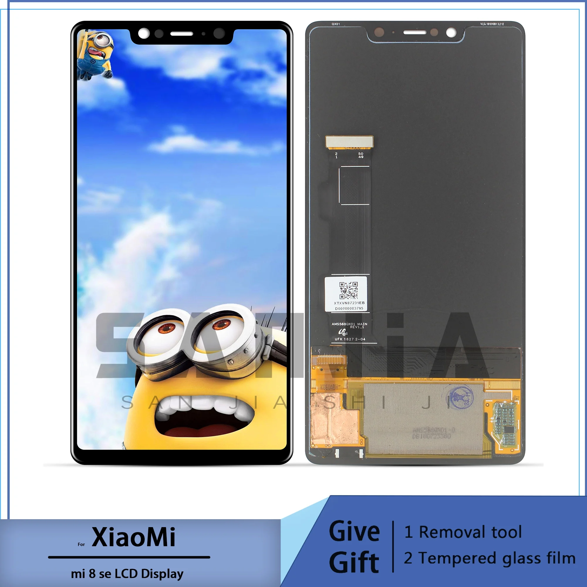 

5.88" Original AMOLED For Xiaomi Mi 8 SE LCD Display Touch Screen Digitizer Assembly For Mi 8 SE