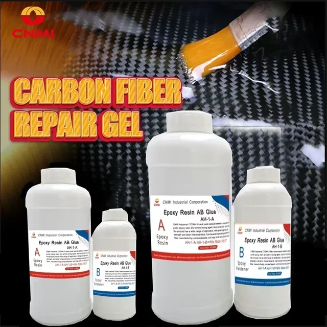 CNMI คาร์บอนไฟเบอร์เรซิ่นอีพ็อกซี่ Strong กาวซ่อมรถจักรยาน 100:27 AB กาว DIY Wall Strengthening Resina Epoxi ชุด Comp 1