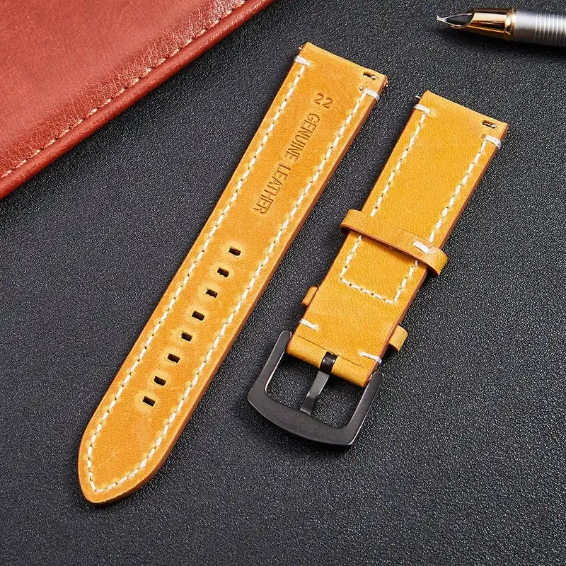Vintage Leather Watch Straps - Premium Bracelet Bands