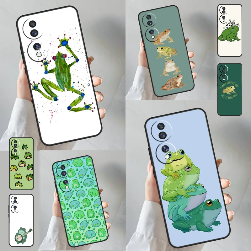 Cartoon Rane Per Huawei P60 P50 P40 P30 Pro Nova 9 5T P Smart Honor Magic5 Lite 70 50 X8 X8A X9A Case