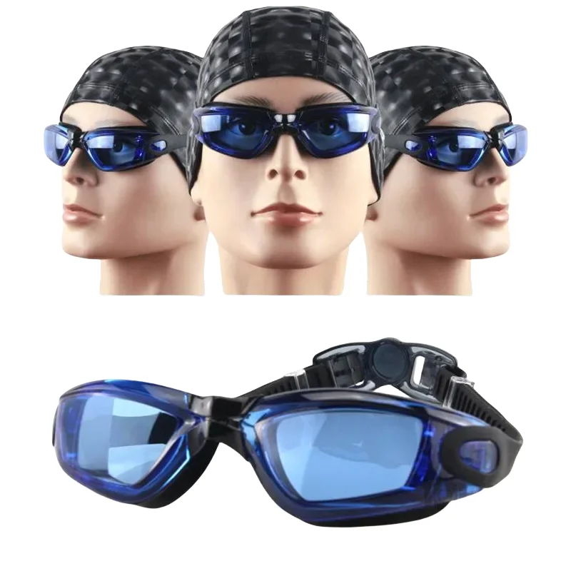 Women Men Swimming Goggles Myopia Professional Diving Glasses Anti Fog  Diopter Clear Lens Pool Eyewear 3