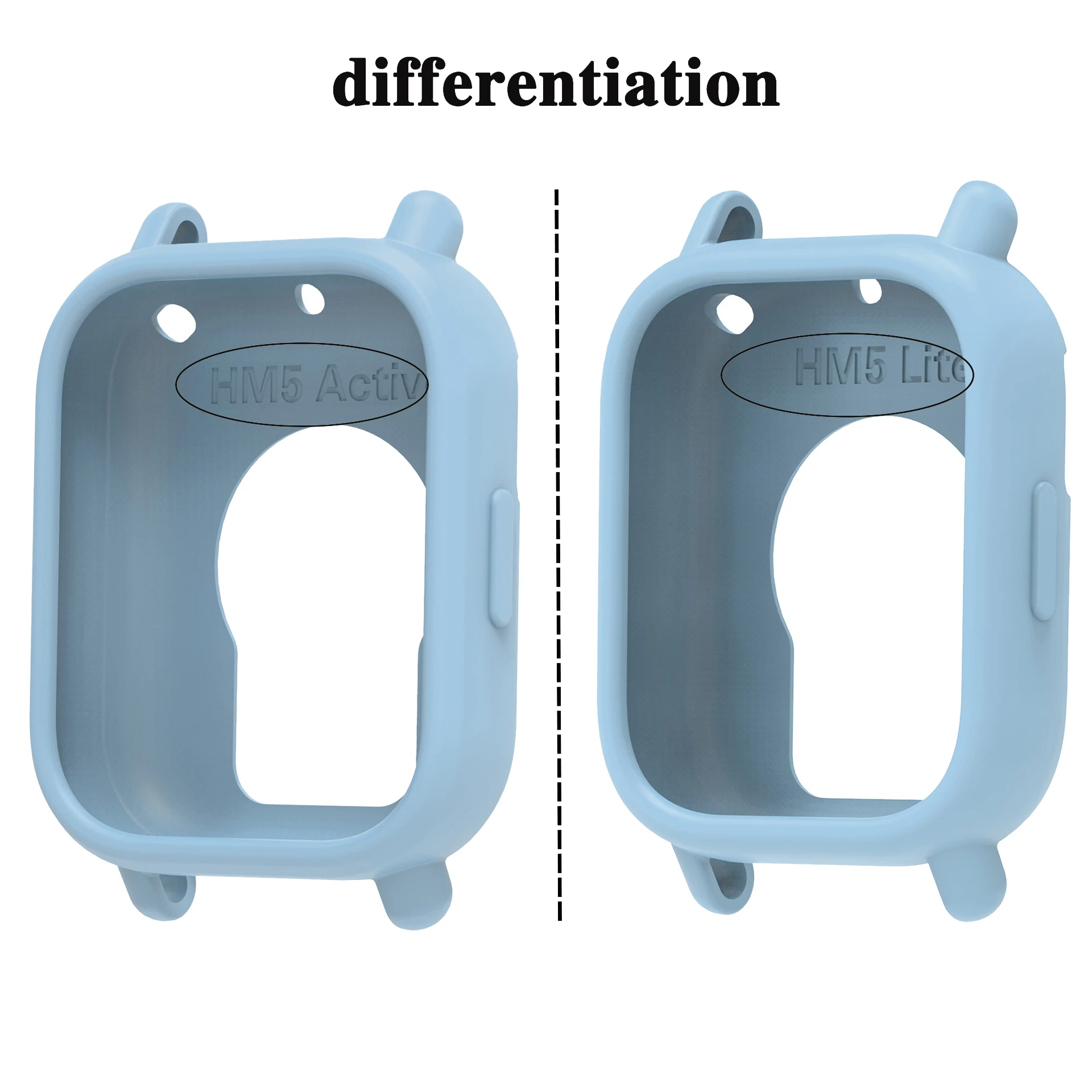 High-Quality Silicone Watch Case – Soft, Scratch-Resistant Protective Shell Bumper