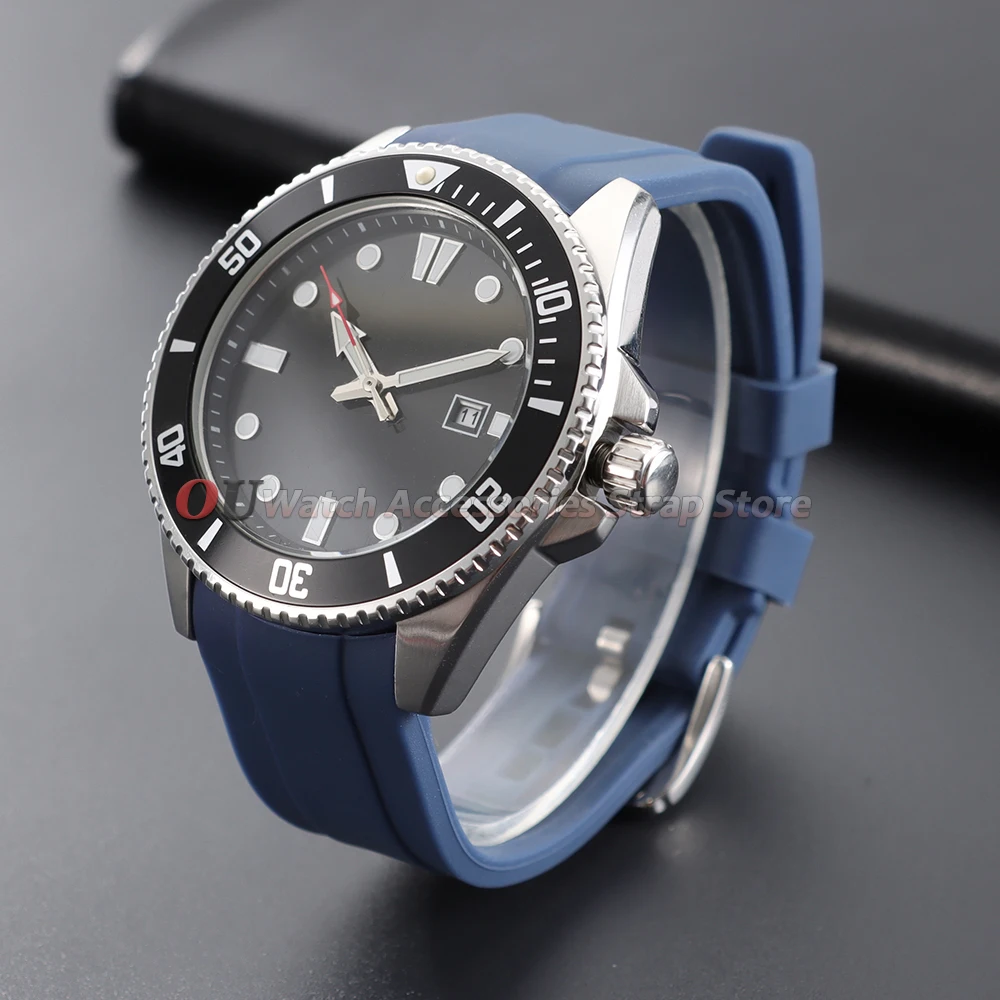 Universal Waterproof Silicone Sport Watch Band - Curved End Rubber Strap