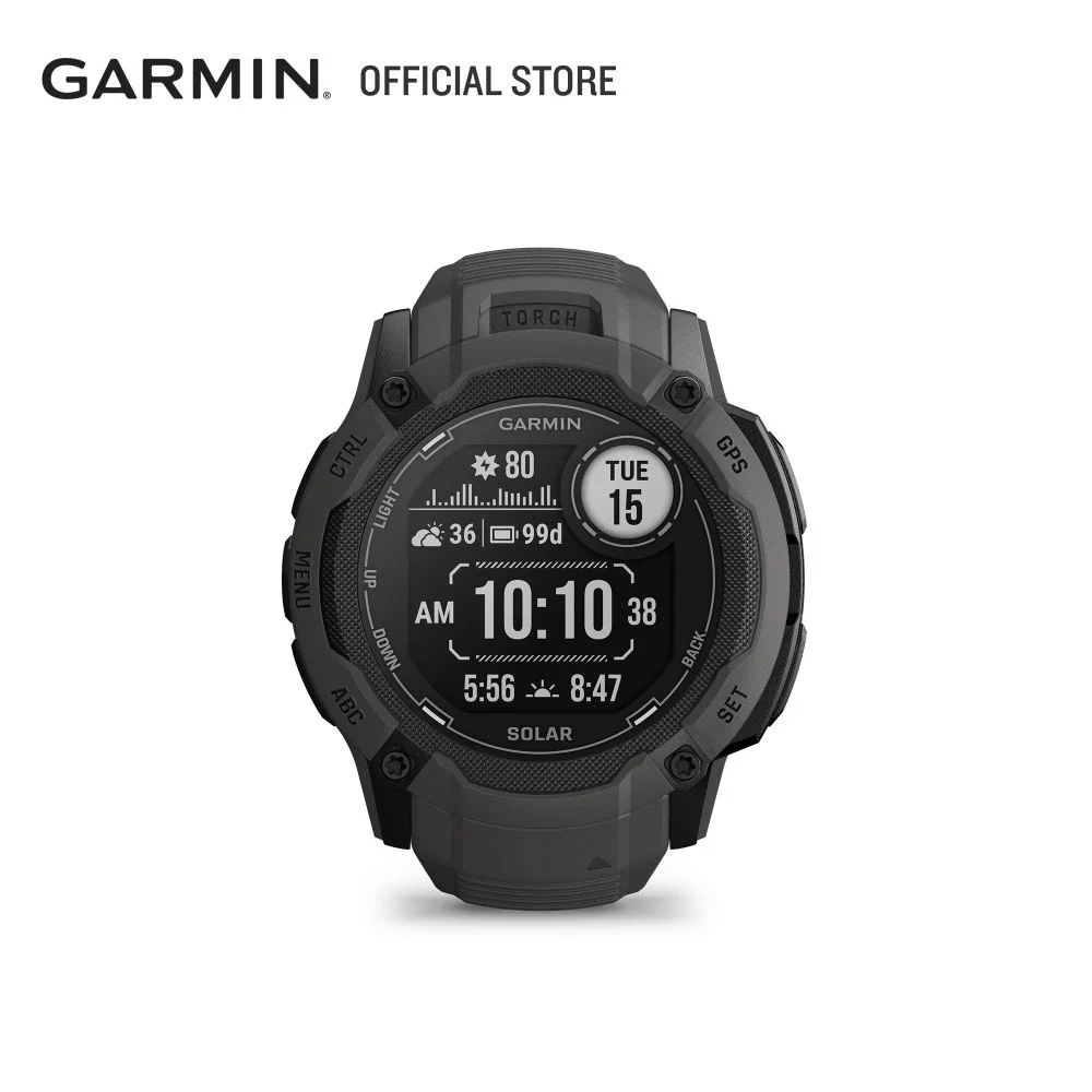 Garmin Instinct 2X Solar (50mm) - ߰ GPS Ʈġ,  LED   ¾籤 , ǰ