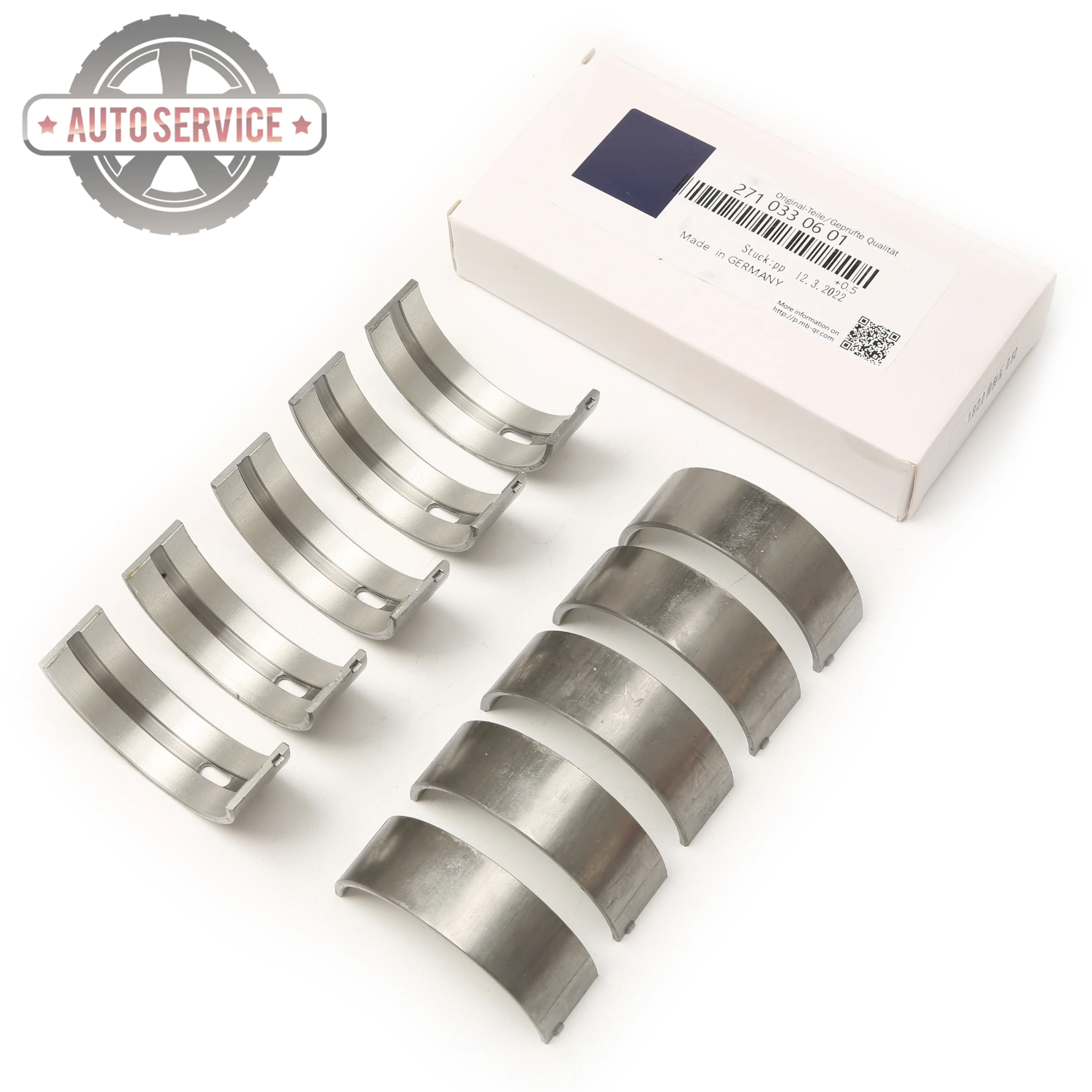 2710330601 2710330602 Cuscinetti Albero Motore Oversize 0.5Mm Set Per Benz C 250 E 200 Kompressor Slk 200 Sprinter 3,5-T Bus