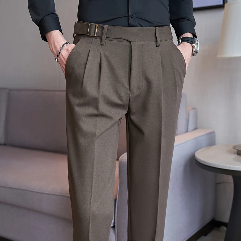 Suit Pants Men Pants Navy Men's Suit Pants White Black Gray Khaki