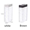 Transparent Spice Jar Set Salt and Pepper Seasoning Bottle Colorful Lid Kitchen Condiment Cruet Storage Container  Spice Rack 4