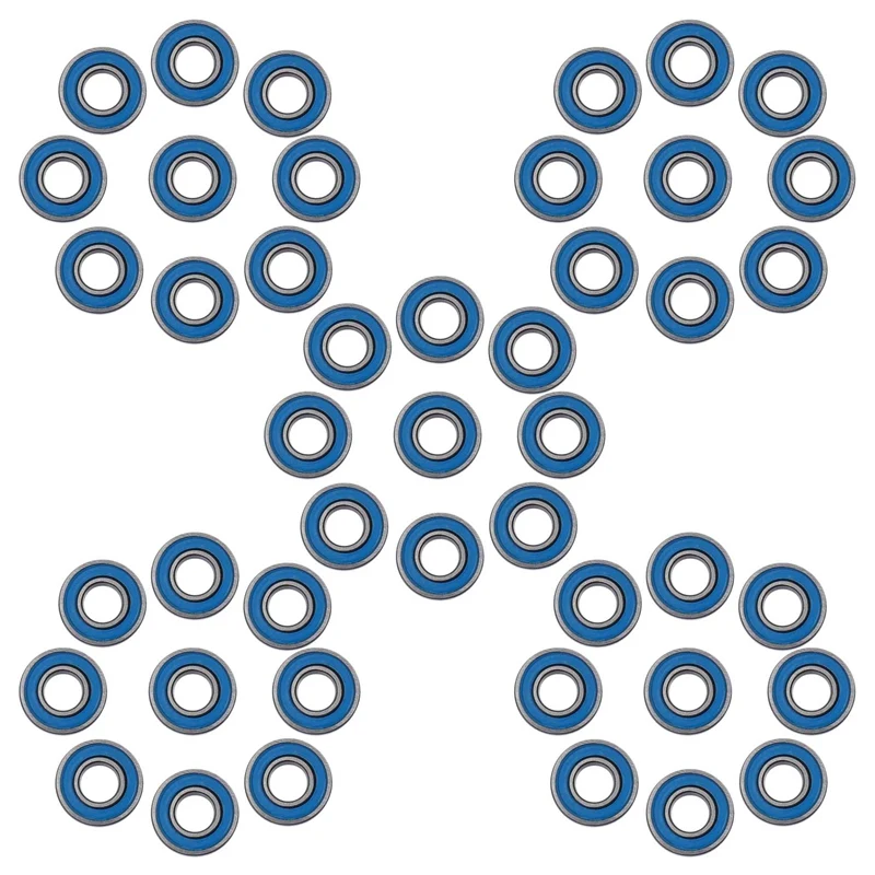 

50Pcs MR115 2RS Ball Bearings 5X11x4mm For Traxxas Slash Rustler Stampede Wheel