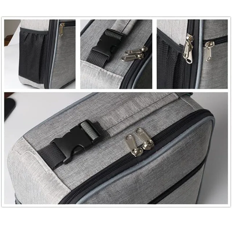 1Pcs Portable Oxford Cloth Square Lunch Bag Food Thermal Box Durable Waterproof Office Cooler Outdoor Picnic lunch bag lunch cooler bag
