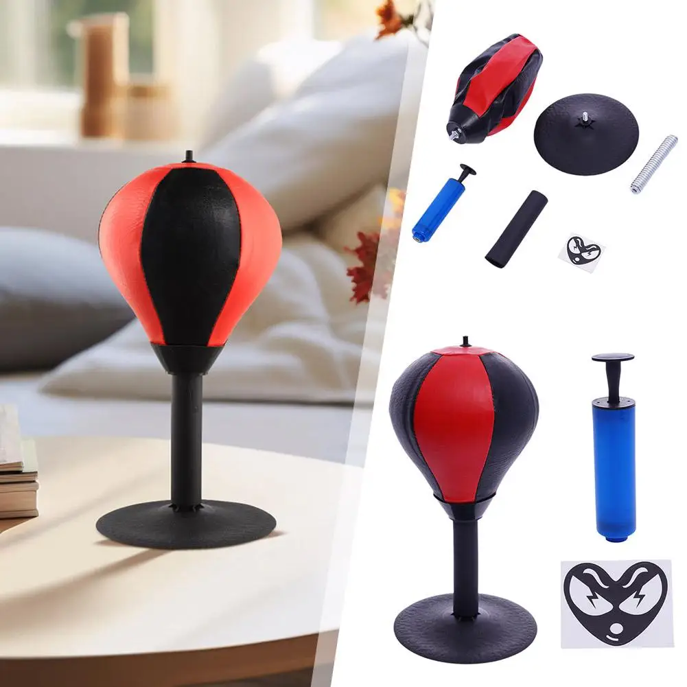 Desktop Punching Bag Table Boxing Punch Ball With Strong Suction Cup Kids Adults Stress Relief Toys For Thai Sports Equipme O5A2