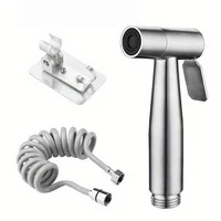 ชุดหัวฉีดชำระแบบพกพา สแตนเลส 304 พร้อมระบบทำความสะอาดตัวเอง 5