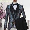 2021 New Formal Suits Men Wedding Suit Slim Fit Business Groom Suit Set XS-5XL Dress Suits Tuxedo For Men (Jacket+Pants+Vest) 1