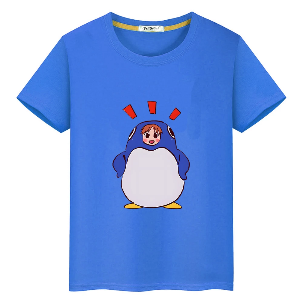 

Azumanga Daioh Chiyo Mihama T-shirt Short Sleeve Boys and Girls Tee-shirt 100% Cotton High Quality Soft Tshirt Children Cute Tee