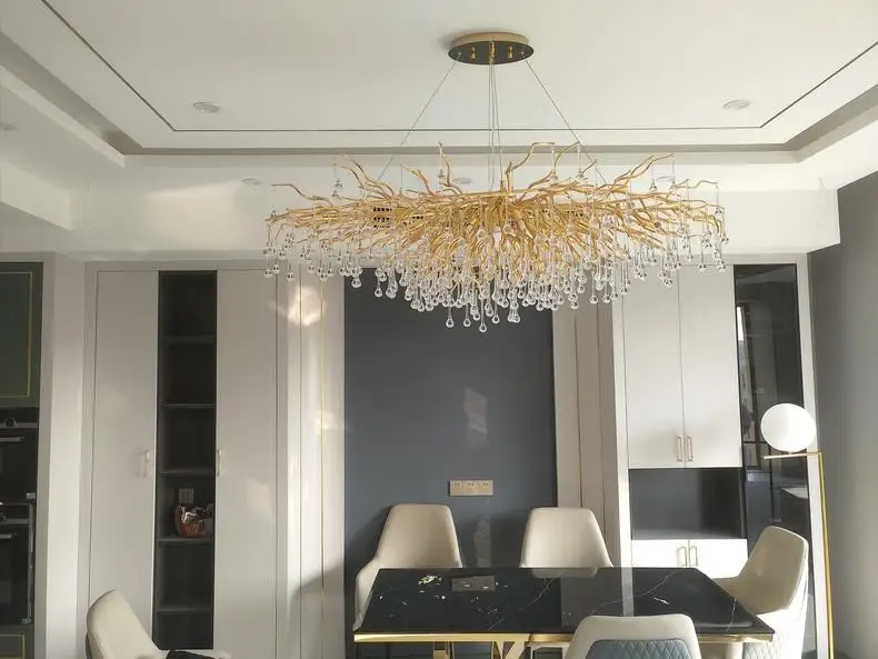 Crystal Chandelier Close-up