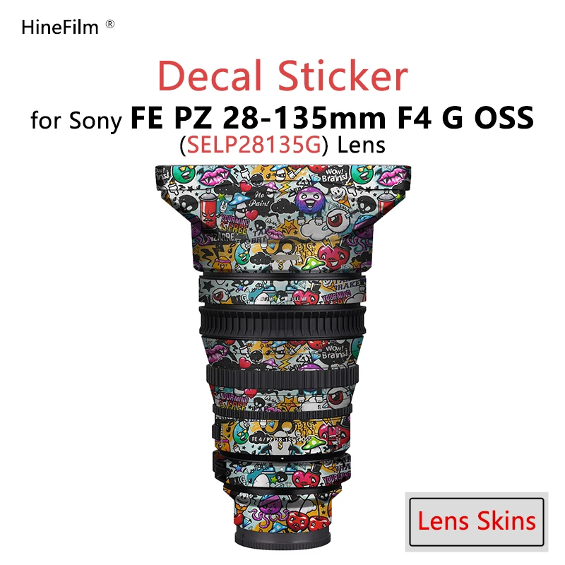 Selp28135G Lens Decal Skin Per Sony Fe Pz 28-135 F4 G Oss Lens Guard Skin 28135 Protector Antigraffio Coat Wrap Cover Case