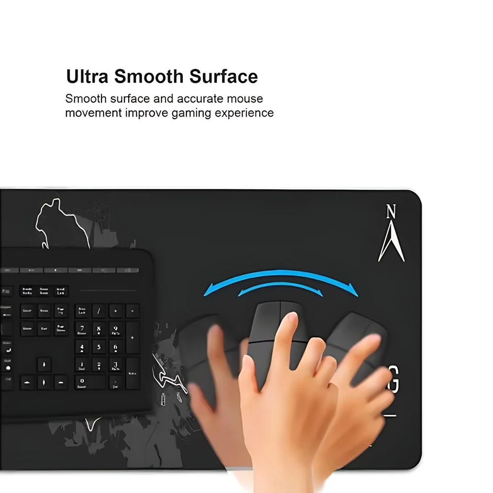Enhanced Precision Gaming Mouse Pad - Compact Size for PC, Laptop, Desktop, Office & Gaming
