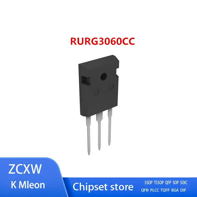 

5PCS-10PCS/LOT RURG3060CC RURG3060C RHRG3060C RURG3060 3060 TO-247 30A 600V