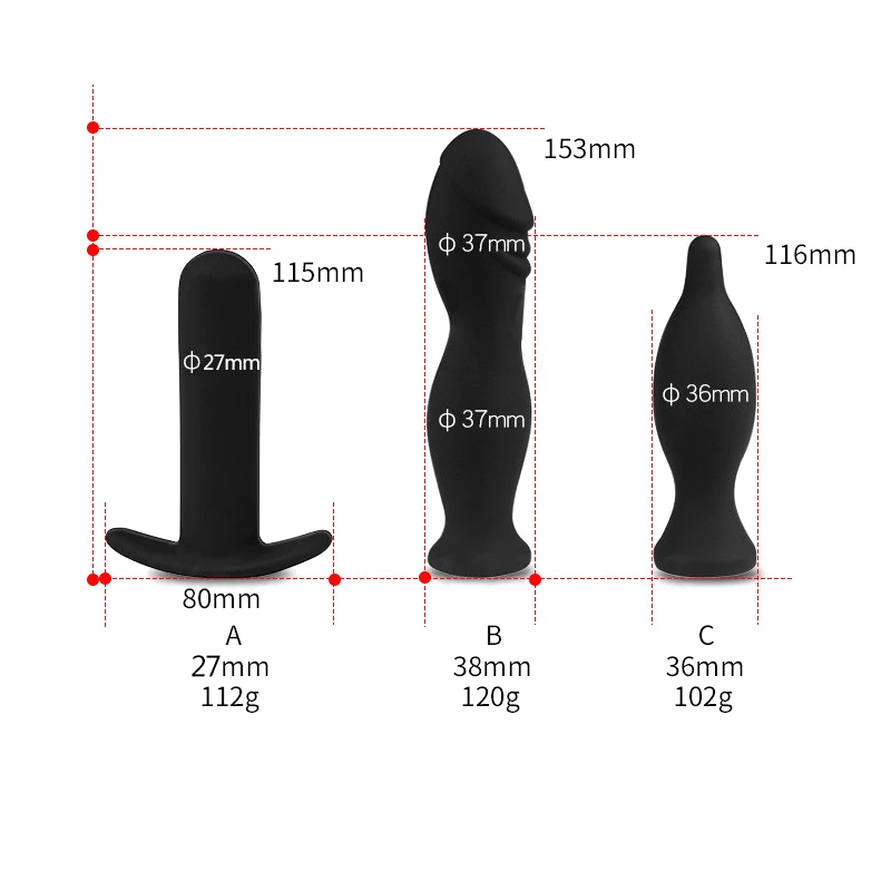 Iatable Dildo Expandable Butt Plug with Pump Sex Toys for Women Men Anal Dilator Massager Adult Products Silicone_voghion.com