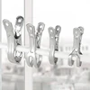 5/6/10/20pcs Stainless Steel Clips Clothespin Big Beach Chair Towel Clip Clamp for Quilt Windproof Clipping Clamps 3
