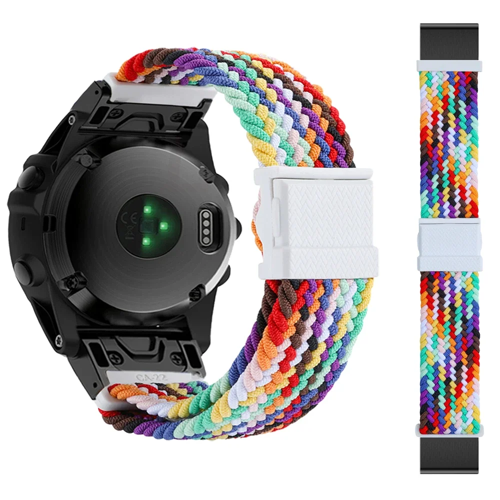 Braided Nylon Quickfit Strap - Magnetic Smartwatch Bracelet, 22 26mm