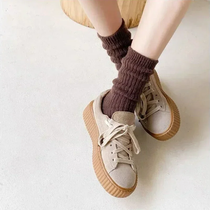 Description Picture 5 of itemThermal Wool Cashmere Long Sock for Women Homewear Sleeping Thicken Warm Crew Socks Women Socks Autumn Winter Calcetines Mujer