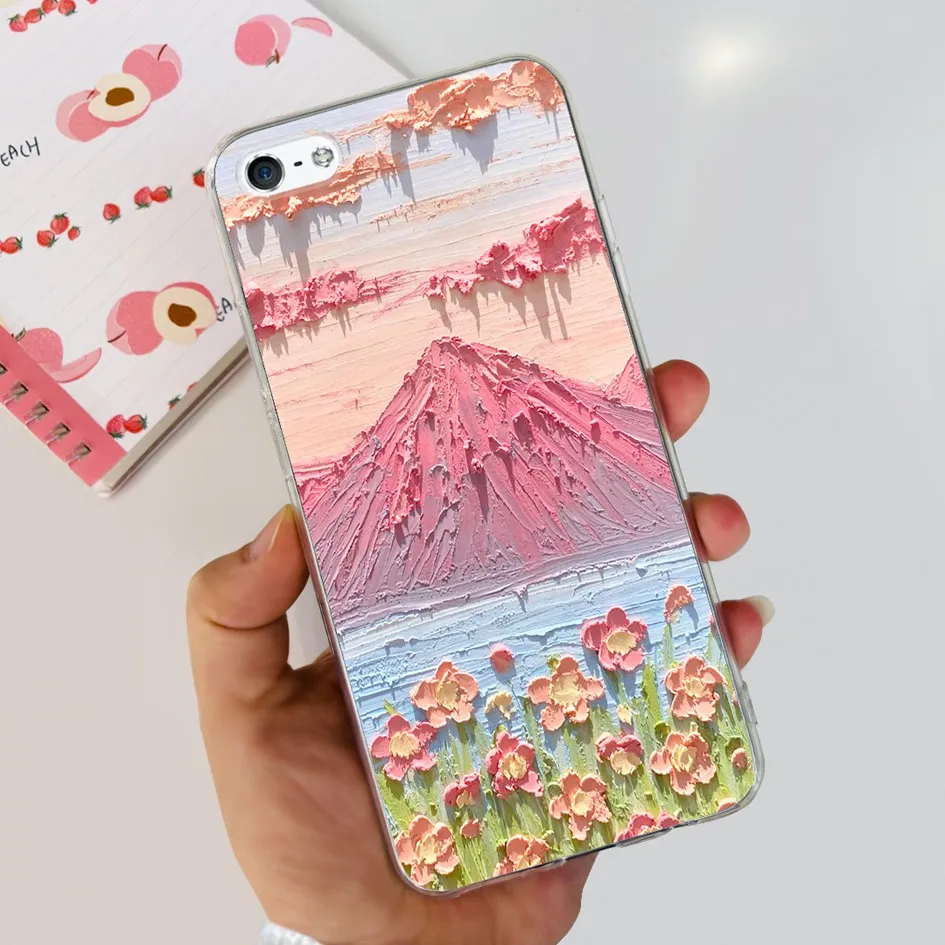Cute Astronaut Clear Silicone Shockproof Phone Case