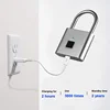 Xiaomi Fingerprint Padlock Smart USB Rechargeable Door Lock Waterproof Biometric Thumbprint Quick Unlock Zinc Alloy Door Padlock 3