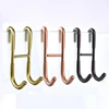 Shower Door Hook Stainless Steel Over Frameless Glass Hanger Bath Towel Clean Ball Squeegee Holder Rack S-Shape Drilling-Free 1