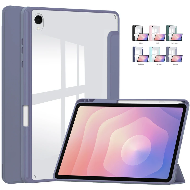 Enhanced Product Title:  
Premium Magnetic Acrylic Hard Back Case with Pen Holder