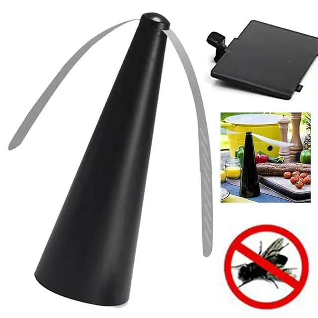 Fly Repeller Usb Töltés Többfunkciós Automatikus Elektronikus Kártevőirtó Ventilátor Penge Szúnyogok Légyhibák Taszító Élelmiszervédő