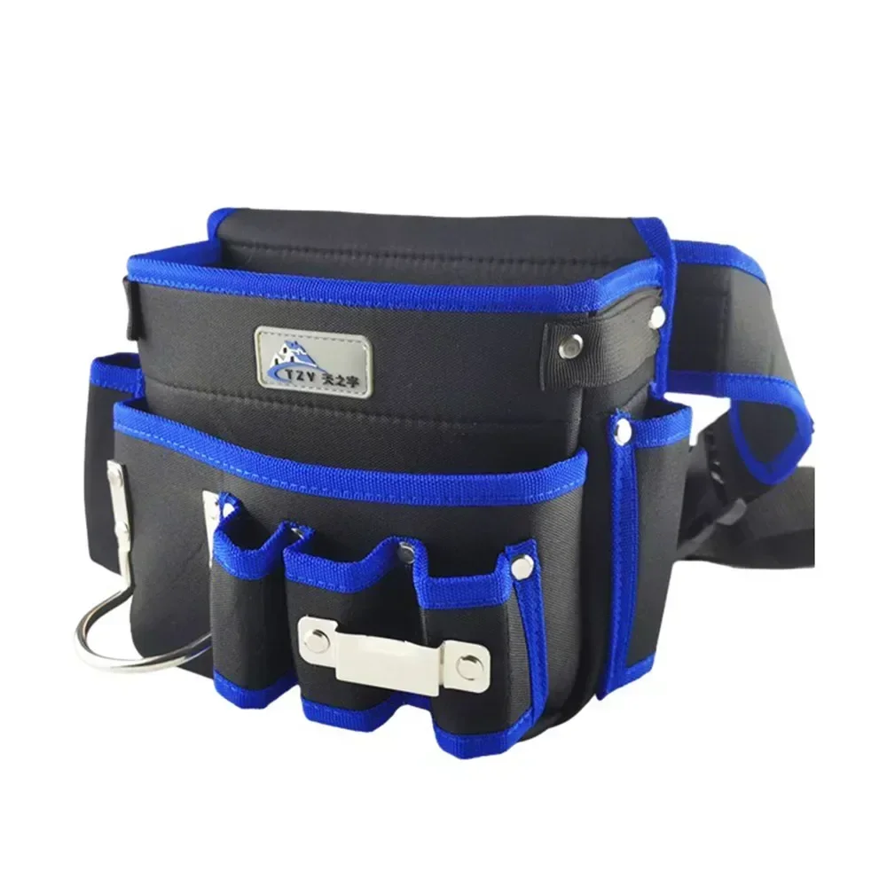 

Packs Oxford Electrician Pouch Waist Holder Garden Tool Kits Organizer Cloth Belt Storage Multi-functional Waist 2023 Bag Tool
